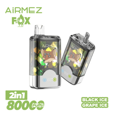 BLackice/grape ice AIRMEZ FOX 2 IN 1 80000 80K PUFFS