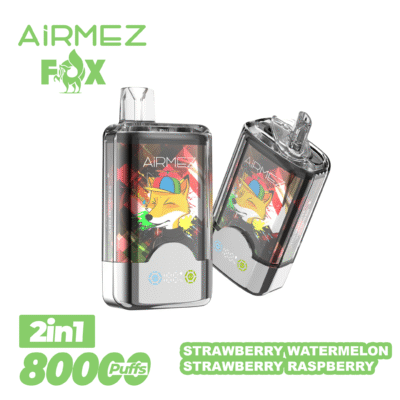 10 AIRMEZ FOX 2 IN 1 80000 80K PUFFS