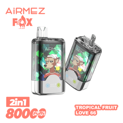 4 AIRMEZ FOX 2 IN 1 80000 80K PUFFS