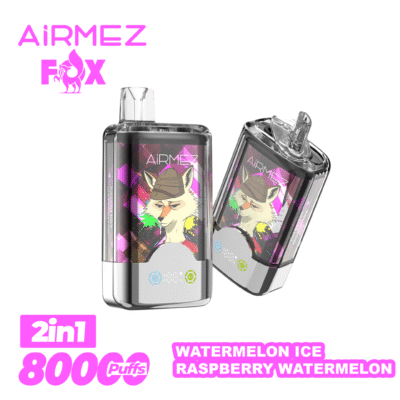 6 AIRMEZ FOX 2 IN 1 80000 80K PUFFS