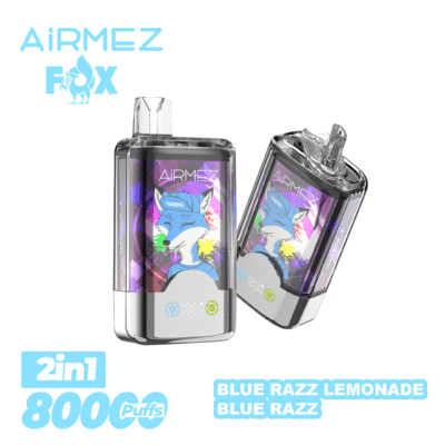 9 AIRMEZ FOX 2 IN 1 80000 80K PUFFS