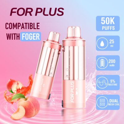 Juicy peach ice FOR-PLUS-switch-pro-50k