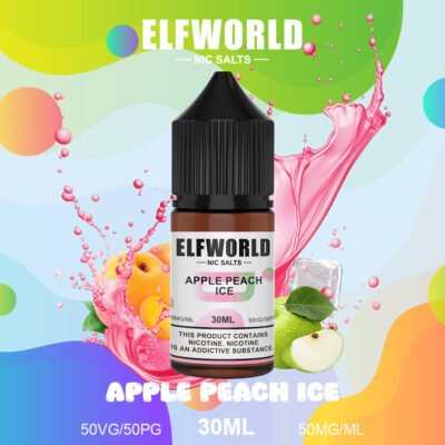apple-peach-ice ELFWOFLD Disposable E-juice