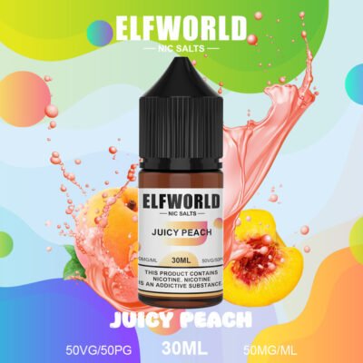 juicy-peach ELFWOFLD Disposable E-juice