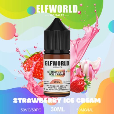 strawberry-ice-cream ELFWOFLD Disposable E-juice